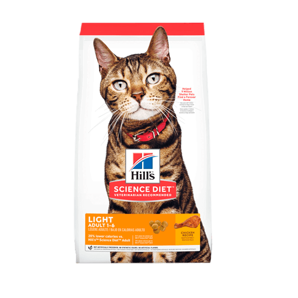 Hills Science Diet Gato Adulto Light DEGANADO